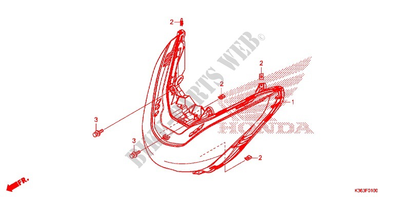 FAROL para Honda PCX 150 SPECIAL EDITION 2017