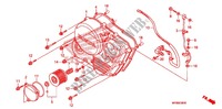 TAMPA CARTER DIREITA para Honda XR 650 L 2012
