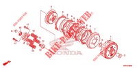 EMBRAIAGEM ARRANQUE  para Honda XR 125 L Electric start + Kick start 2020