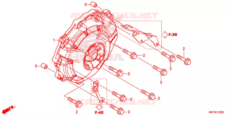 TAMPA ALTERNADOR Honda MOTO 1000 CBR 2017  CBR1000RAH