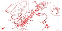 BANCO/CAIXA BAGAGEM para Honda VISION 50 2012