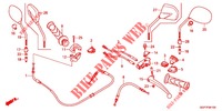 MANETE/INTERRUPTOR/CABO para Honda VISION 50 2012