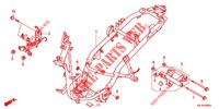 CORPO QUADRO   para Honda SPACY 110 SPOKED WHEELS 2012