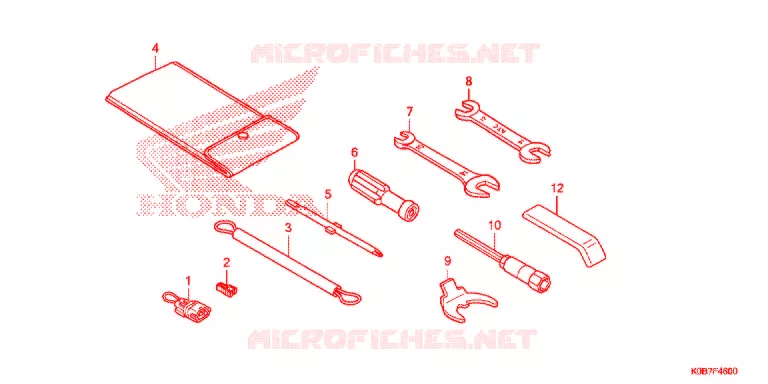 FERRAMENTAS/CAIXA DE BATERIA Honda SCOOTER 300 FORZA 2019  NSS300AK
