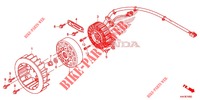 DISPOSITIVO DE PARTIDA DO GERADOR DE CA para Honda VISION 110 Phiên bản Tiêu chuẩn 2020