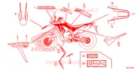 EMBLEMA/FAIXA (CRF250RL/RLA) para Honda CRF 250 RALLYE 2019