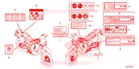 ETIQUETA CUIDADO (CRF250RL/RLA) para Honda CRF 250 RALLYE 2019