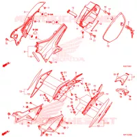 TAMPA LATERAL (CRF250RL/RLA) para Honda CRF 250 RALLYE 2019