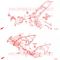 CORPO QUADRO para Honda CRF 50 2018