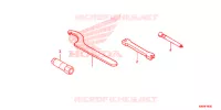 FERRAMENTAS/CAIXA DE BATERIA para Honda CRF 250 R 2020