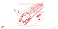 GUARDA LAMAS TRASEIRO para Honda CRF 250 R 2020