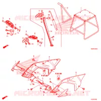 POUSA PES/DESCANCO para Honda CRF 250 R 2020
