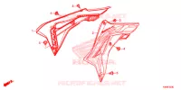 TAMPAS RADIADOR (CRF250R) para Honda CRF 250 R 2020