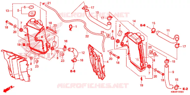 RADIADOR Honda MOTO 250 CRF 2020  CRF250RL