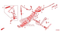 PEDAL/POUSA PES para Honda XR 190 2021