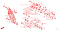 AMORTECEDOR TRASEIRO(2) para Honda CRF 250 RALLYE ABS 2019