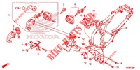 CORPO QUADRO para Honda DASH 125, Rear brake disk 2018