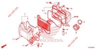 TAMPA FRENTE/FILTRO AR para Honda DASH 125, Rear brake drum 2019
