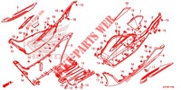 SAIA LATERAL/TAMPA CENTRAL para Honda PCX 150 2020