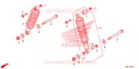 AMORTECEDOR TRASEIRO(2) para Honda FOURTRAX 520 FOREMAN RUBICON 4X4 AT DCT EPS DELUXE 2020