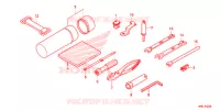 FERRAMENTAS/CAIXA DE BATERIA para Honda FOURTRAX 520 FOREMAN RUBICON 4X4 AT DCT EPS DELUXE 2020