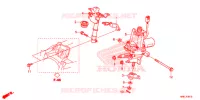 VEIO DIRECCAO (EPS) para Honda FOURTRAX 520 FOREMAN RUBICON 4X4 AT DCT EPS DELUXE 2020