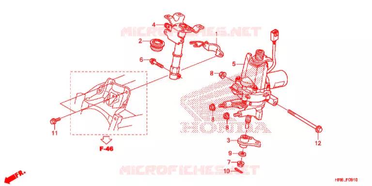 VEIO DIRECCAO (EPS) Honda ATV 520 FOURTRAX 2020  TRX520FA7L